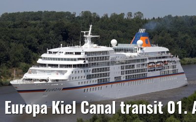 Europa Kiel Canal transit 01. August 2014