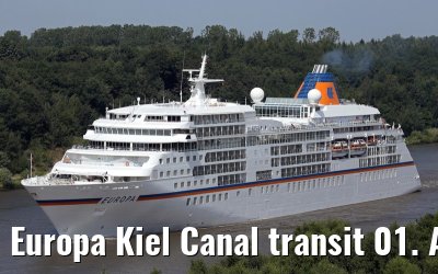 Europa Kiel Canal transit 01. August 2014