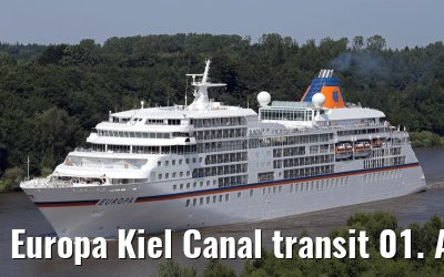 Europa Kiel Canal transit 01. August 2014