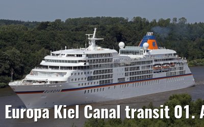 Europa Kiel Canal transit 01. August 2014