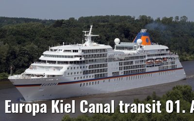 Europa Kiel Canal transit 01. August 2014