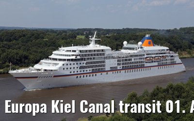Europa Kiel Canal transit 01. August 2014