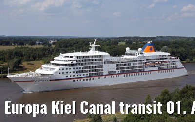 Europa Kiel Canal transit 01. August 2014