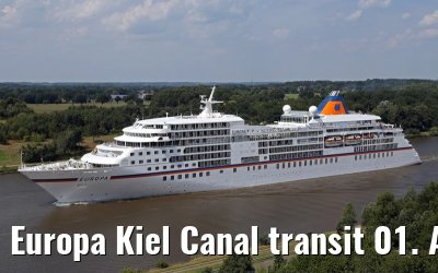 Europa Kiel Canal transit 01. August 2014