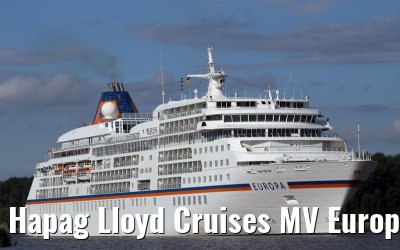 Hapag Lloyd Cruises MV Europa, Kiel canal transit, 25. June 2014