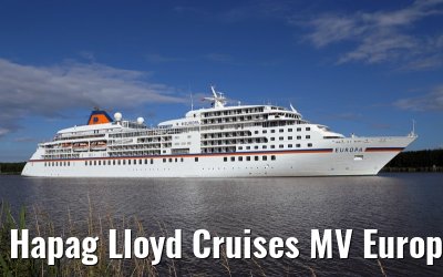 Hapag Lloyd Cruises MV Europa, Kiel canal transit, 25. June 2014