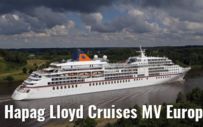 Hapag Lloyd Cruises MV Europa, Kiel canal transit, 25. June 2014
