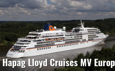 Hapag Lloyd Cruises MV Europa, Kiel canal transit, 25. June 2014