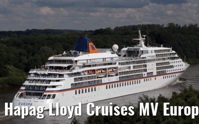 Hapag Lloyd Cruises MV Europa, Kiel canal transit, 25. June 2014