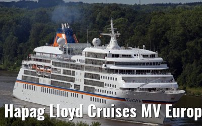 Hapag Lloyd Cruises MV Europa, Kiel canal transit, 25. June 2014