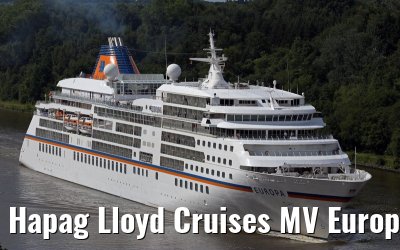 Hapag Lloyd Cruises MV Europa, Kiel canal transit, 25. June 2014