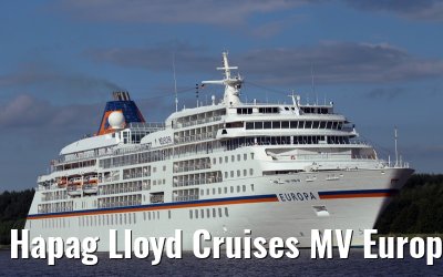 Hapag Lloyd Cruises MV Europa, Kiel canal transit, 25. June 2014