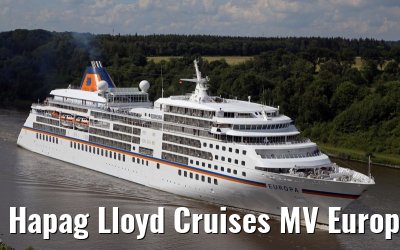 Hapag Lloyd Cruises MV Europa, Kiel canal transit, 25. June 2014