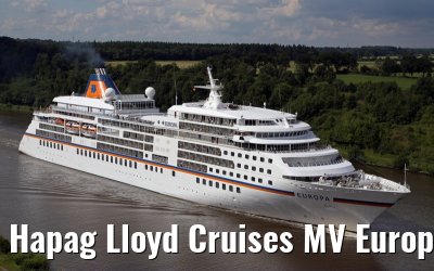 Hapag Lloyd Cruises MV Europa, Kiel canal transit, 25. June 2014