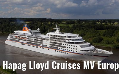 Hapag Lloyd Cruises MV Europa, Kiel canal transit, 25. June 2014