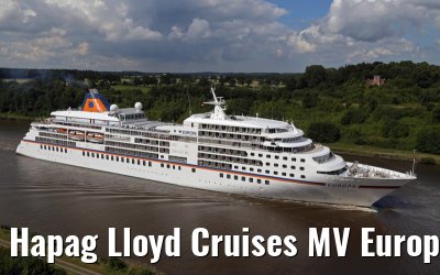 Hapag Lloyd Cruises MV Europa, Kiel canal transit, 25. June 2014