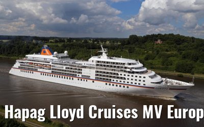 Hapag Lloyd Cruises MV Europa, Kiel canal transit, 25. June 2014