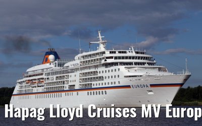 Hapag Lloyd Cruises MV Europa, Kiel canal transit, 25. June 2014