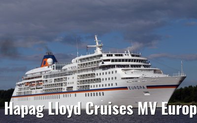 Hapag Lloyd Cruises MV Europa, Kiel canal transit, 25. June 2014