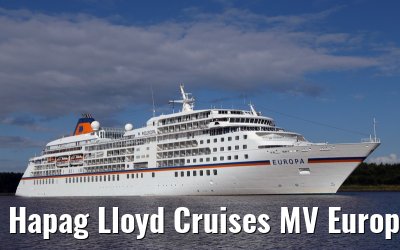 Hapag Lloyd Cruises MV Europa, Kiel canal transit, 25. June 2014