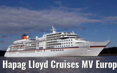 Hapag Lloyd Cruises MV Europa, Kiel canal transit, 25. June 2014