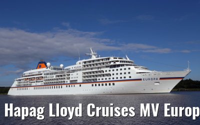 Hapag Lloyd Cruises MV Europa, Kiel canal transit, 25. June 2014