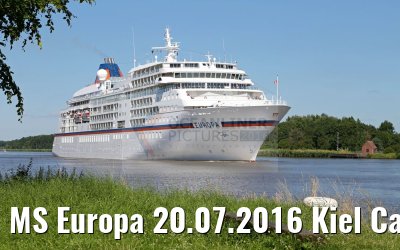 MS Europa 20.07.2016 Kiel Canal Transit