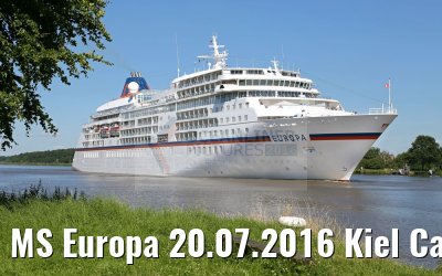 MS Europa 20.07.2016 Kiel Canal Transit