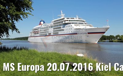 MS Europa 20.07.2016 Kiel Canal Transit