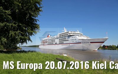 MS Europa 20.07.2016 Kiel Canal Transit