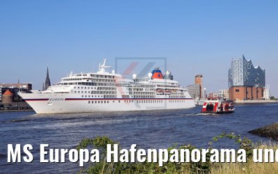 MS Europa Hafenpanorama und Elbphilharmonie Hamburg 26.06.2018