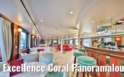 Excellence Coral Panoramalounge early evening view April 2023
