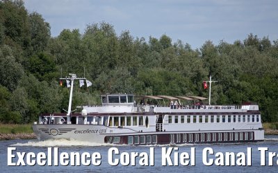 Excellence Coral Kiel Canal Transit 28. June 2015