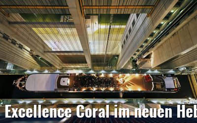 Excellence Coral im neuen Hebewerk Niederfinow 06.10.2022
