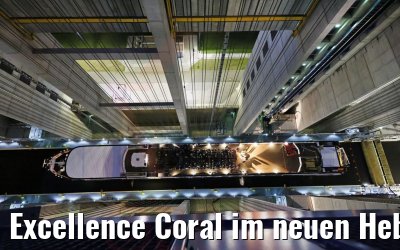 Excellence Coral im neuen Hebewerk Niederfinow 06.10.2022