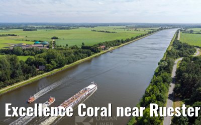 Excellence Coral near Ruesterbergen Kiel Canal transit 29.06.2025