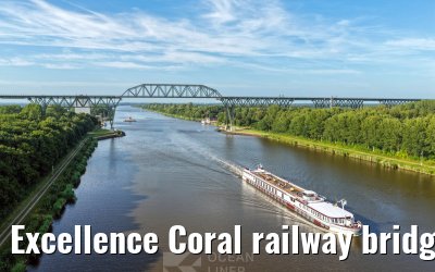 Excellence Coral railway bridge Hochdonn Kiel Canal 29.06.2025