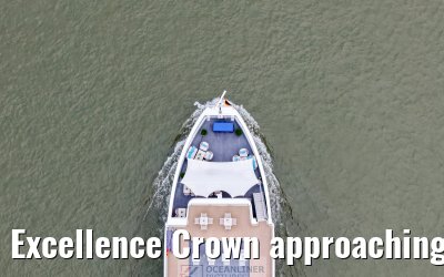 Excellence Crown approaching Ruedesheim 10.06.2025