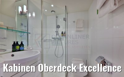 Kabinen Oberdeck Excellence Pearl Bett Fahrtrichtung