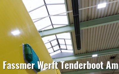 Fassmer Werft Tenderboot Ampel zur Zustandsüberwachung des Heisshakens