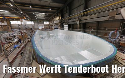 Fassmer Werft Tenderboot Herstellung Aufbaukappe