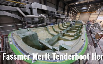 Fassmer Werft Tenderboot Herstellung Rumpf