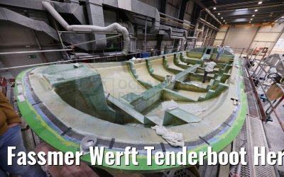 Fassmer Werft Tenderboot Herstellung Rumpf