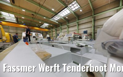 Fassmer Werft Tenderboot Montage Technik und Verkabelungen