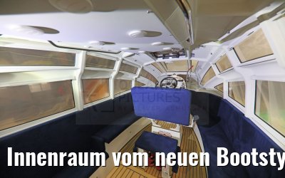 Innenraum vom neuen Bootstyp SEL 8.5