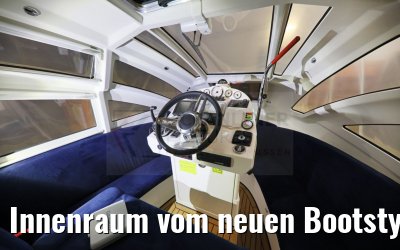 Innenraum vom neuen Bootstyp SEL 8.5