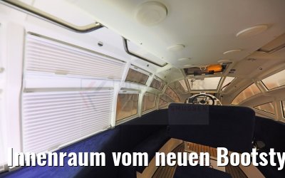 Innenraum vom neuen Bootstyp SEL 8.5