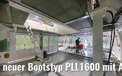 neuer Bootstyp PLL1600 mit Aussenbereich für Passagiere im Tenderverkehr