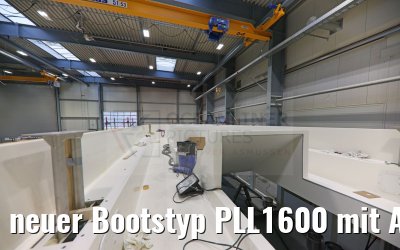 neuer Bootstyp PLL1600 mit Aussenbereich für Passagiere im Tenderverkehr