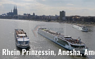 Rhein Prinzessin, Anesha, Amelia Abfahrt Köln 09.04.2016